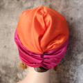 6 Colors Silk Salon Bonnet Women Sleep Shower Cap Bath Towel Hair Dry Quick Elastic Hair Care Bonnet Head Wrap Hat