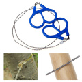 1pcs/2pcs Emergency Gear Stainless Steel Wire Saws Outdoor Camping Hiking Manual Hand Steel Chain Saws Survival Tools