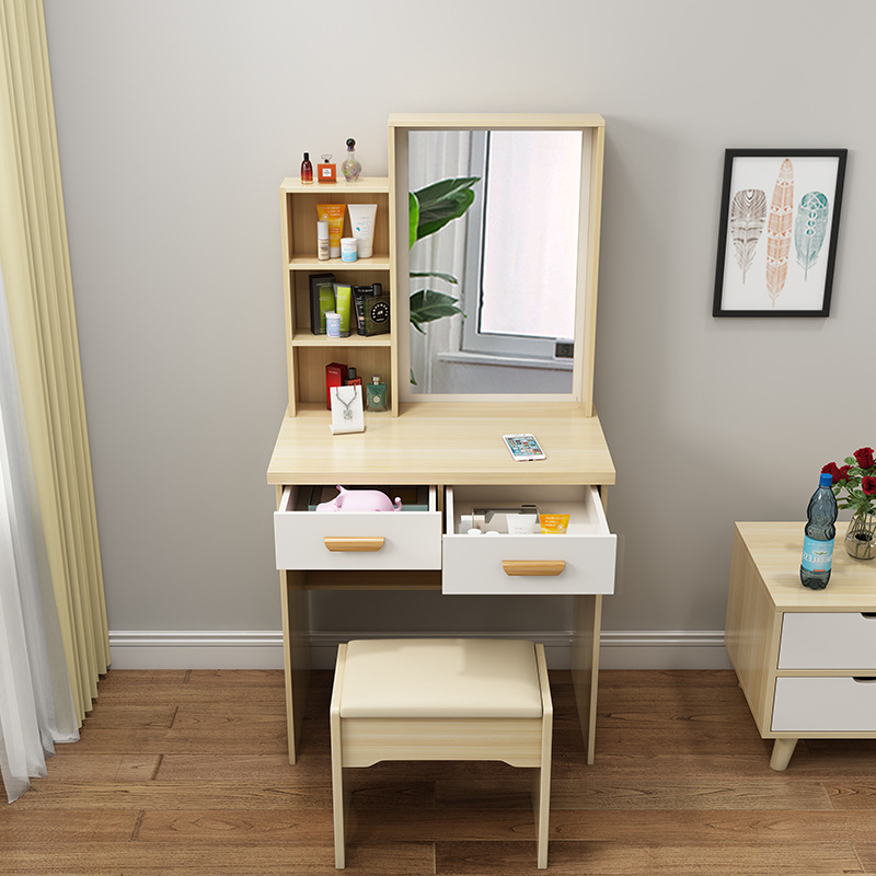 Dressing Table With Mirror Fabric Dressers Organizer