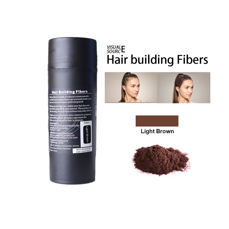 Hair Building Fibers Keratin Thicker Hair Dense Cover Hair Loss Refill Thickening Fiber Hair Powders Hair Regrowth Treatment 15g