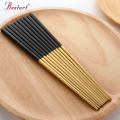 5pairs Korean Style Gold Chopsticks High Quality 18/10 Stainless Steel Japanese Sushi Chop Sticks Length 235mm Kitchen Tools