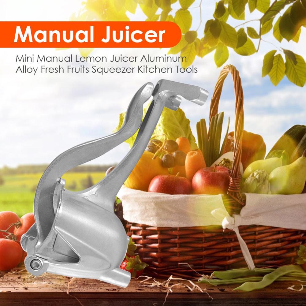 Mini Multifunctional Lemon Squeezer Fresh Citrus Fruits Juicer Aluminum Alloy Fruits Squeezer New and High Quality Kitchen Tools