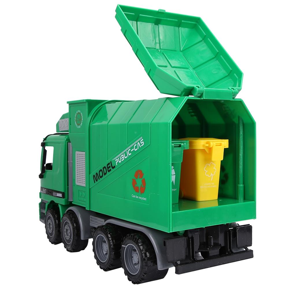 Garbage Truck Toy Car Educational Clean Trash Car Kids Toys Gifts Kids Simulation Inertia Garbage Truck Sanitation Car Model Toy