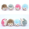 12CM Plush Hedgehog Toys Key Chain Ring Pendant Plush Toy Animal Stuffed Anime Car Fur Gifts for Women Girl Toys Doll Kids Toy