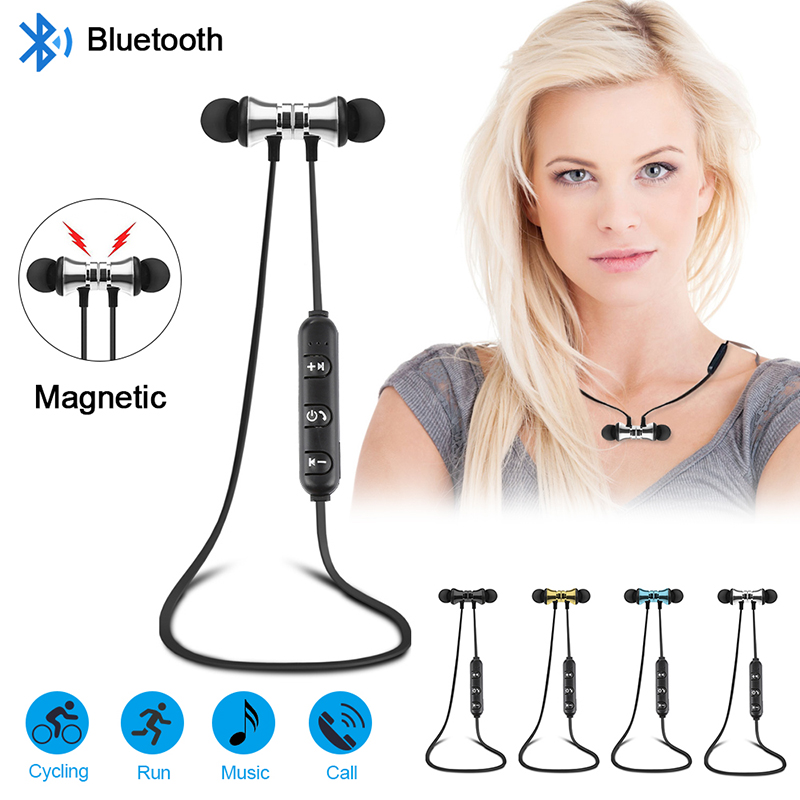 Music headset mobile phone neck with sports earphone type headset magnetic wireless Bluetooth headset xt11 iPhone Samsung millet