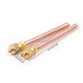 10pcs Air Conditioner Refrigeration Access Valves 6mm OD Copper Tube Filling Parts Drop Shipping Whosale Dropship