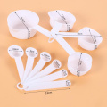 11pcs / 10pcs Measuring Cups And Measuring Spoon Scoop Plastic Handle Kitchen Measuring Tool