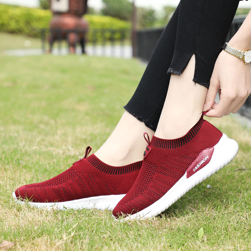 Women Tennis Shoes Lace-up Breathable Outdoor Gym Sport Shoes Light Flat Fitness Trainers Sneakers For Women Casual Walking Shoe