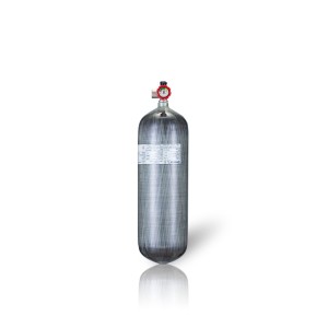 9L carbon fiber wound gas cylinder