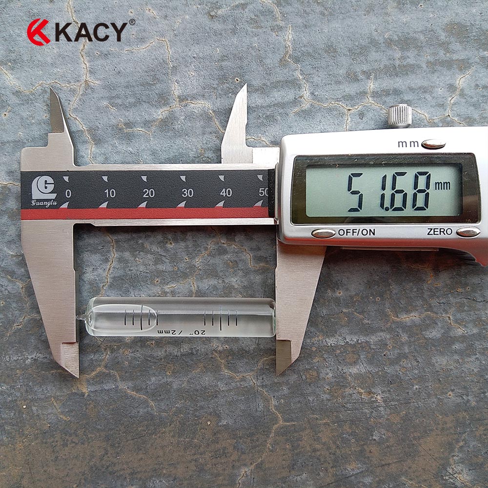 KACY 10.5X52MM High precision glass tube level bubble level for Theodolite accessories