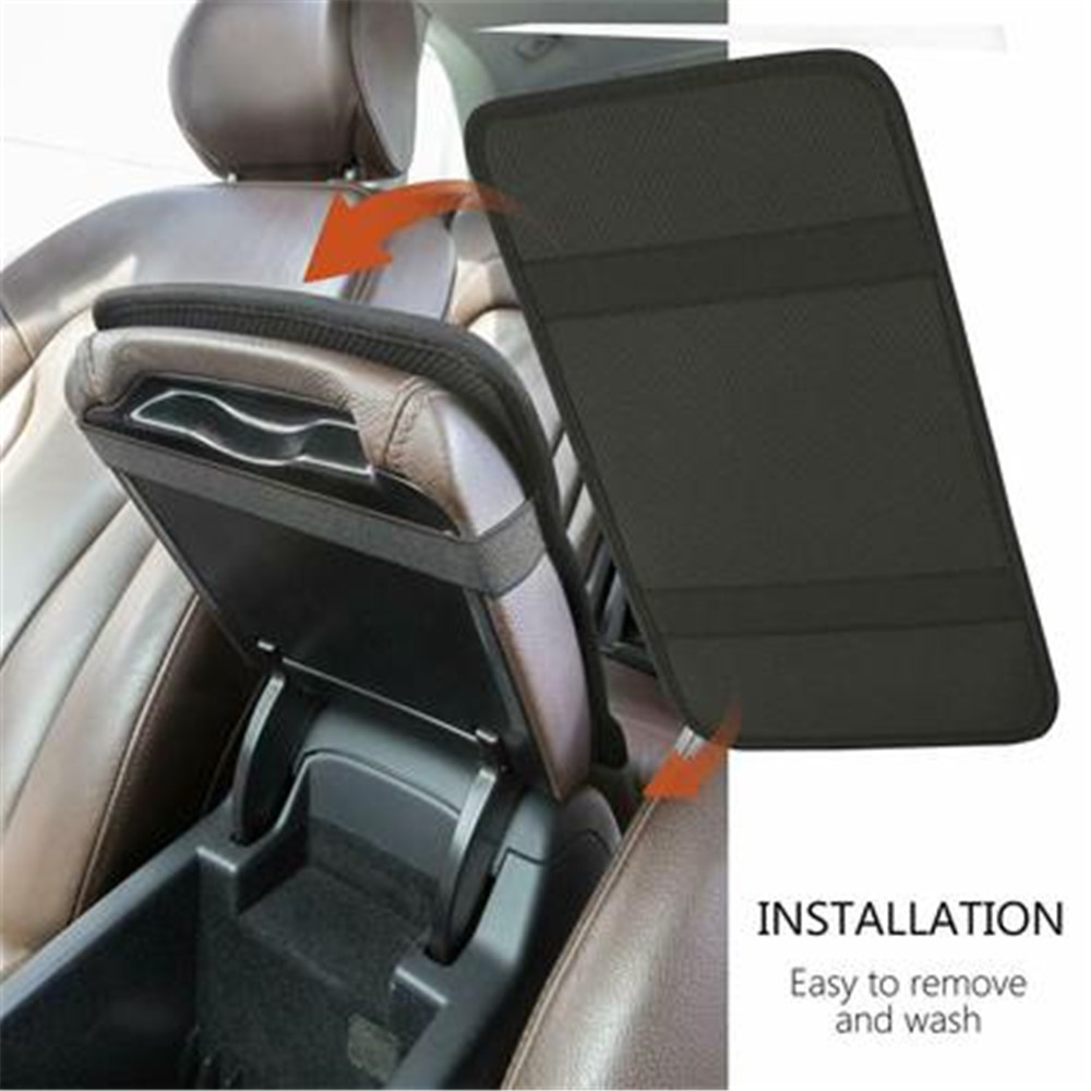 32x19cm Universal Car Center Console Armrest Cover PU Leather Automobiles Seat Armrests Box Cushion Protector Car Accessories