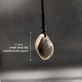 Natural Smoky Quartz Necklaces Crystal Pendants Gem Stone Quartz Irregular Pendulum Reiki Chakra Suspension Jewelry