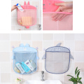 Cartoon Hanging Bag Bathroom Storage Basket Organizer Mesh Bag Folding Child Bath Toy Bathroom Supplies