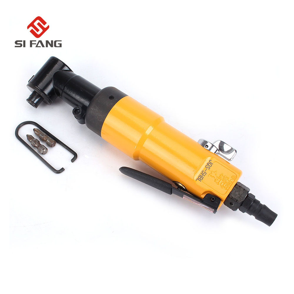 4-5Lmm Pneumatic Screwdriver 9000 RPM 90 Degree Right Angle Industrial Professional Air Screw Driver Adjustable Speed