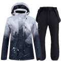 -30 Men & Women Ski Suit Set Snowboarding Clothing Snow Costume Winter Outdoor Sports Outfit Waterproof Wear Snow Jackets+Pants