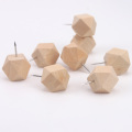 10 pcs/Pack Wood Japanese Creative Decorative Drawing Cork Board Pins Broches Pushpin Japanese Bedside Tables Thumbtack Nails