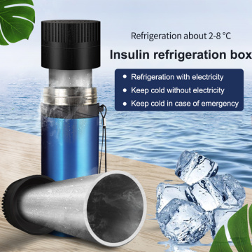 Mini Car Refrigerator Insulin Cooler Bag Portable Refrigerator Plastic Cooler Box Diabetes Pen Cold Cooler Travel Mini Fridge