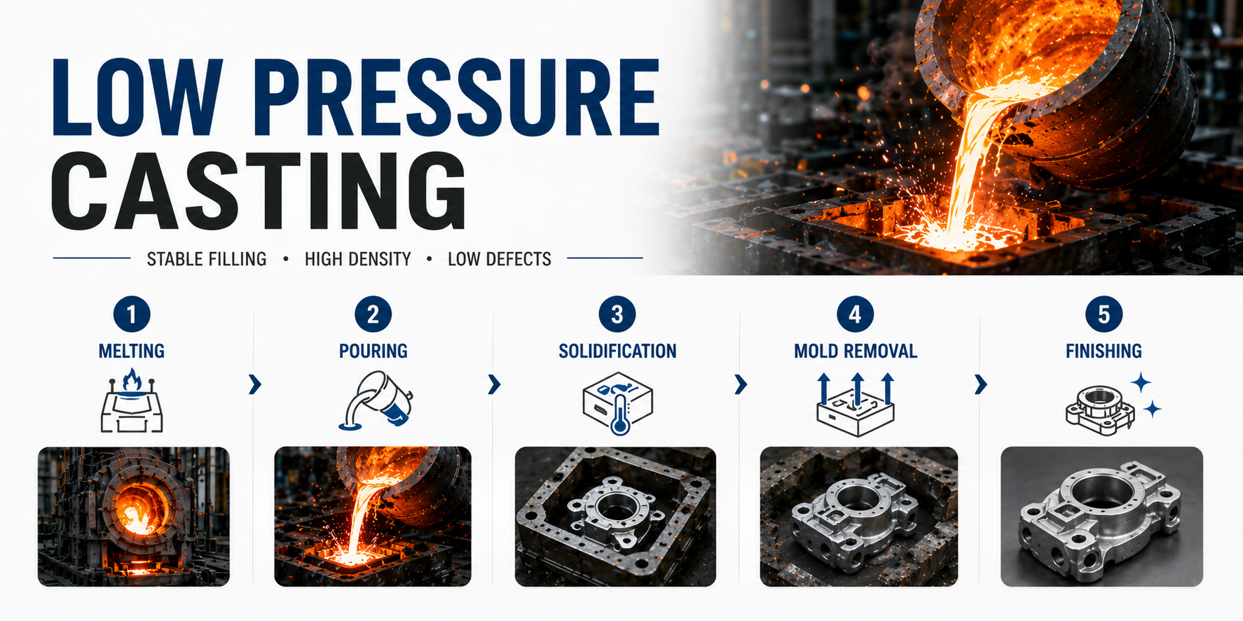 yokelink low pressure casting process 2