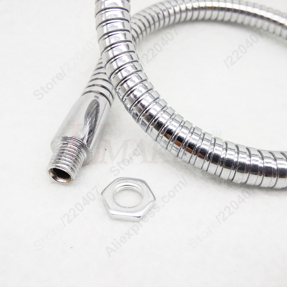 1pcs led gooseneck Dia12MM 40-100CM universal hose led lighting accessories iron pipe for table lamp Flexible holder free ship