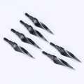 Carbon Steel Rotary Arrow Heads 135 Grain Broadheads Tips Arrow Points Archery Arrowheads for Compound Bow and Crossbow