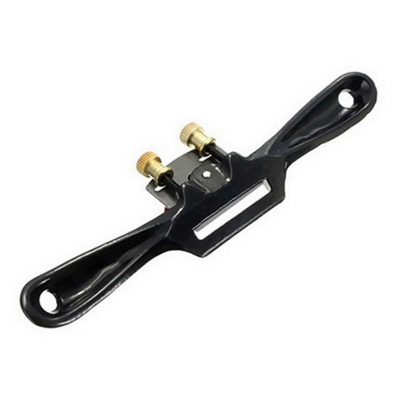 9in/10in Adjustable Plane Spokeshave Woodworking Hand Planer Trimming Tools Wood Hand Tool With Screw Iron Material