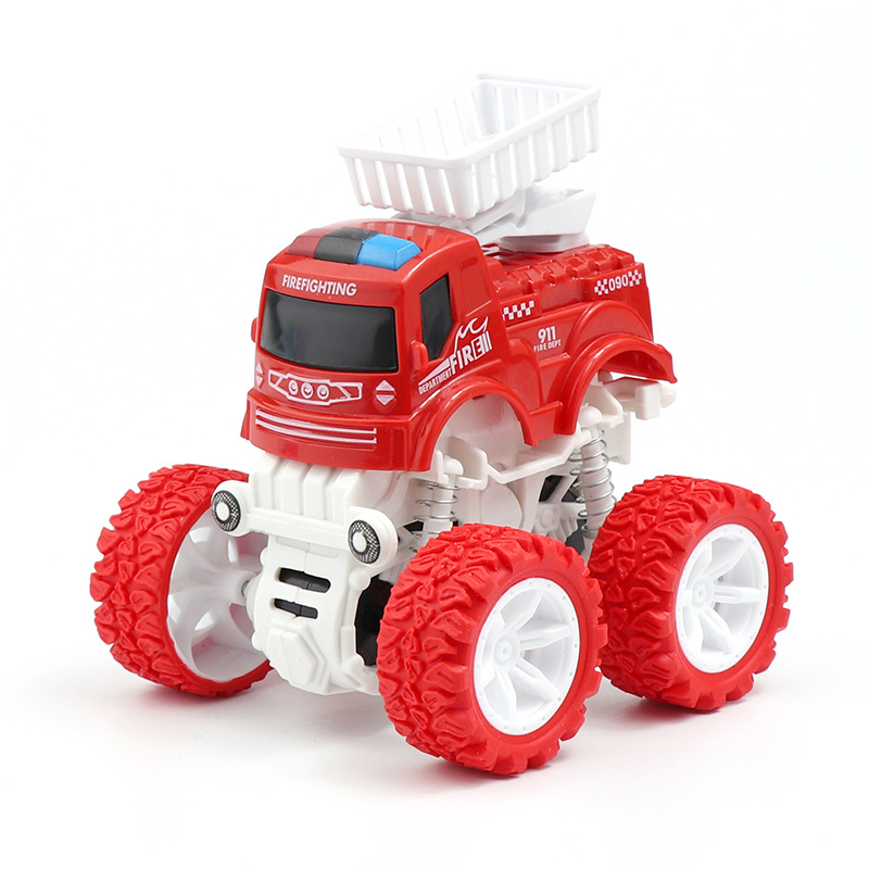 Kids Fire Ladder Truck Inertia SUV Friction Power Engineering Vehicles Baby Boys Super Blaze Car Children Gift Toy