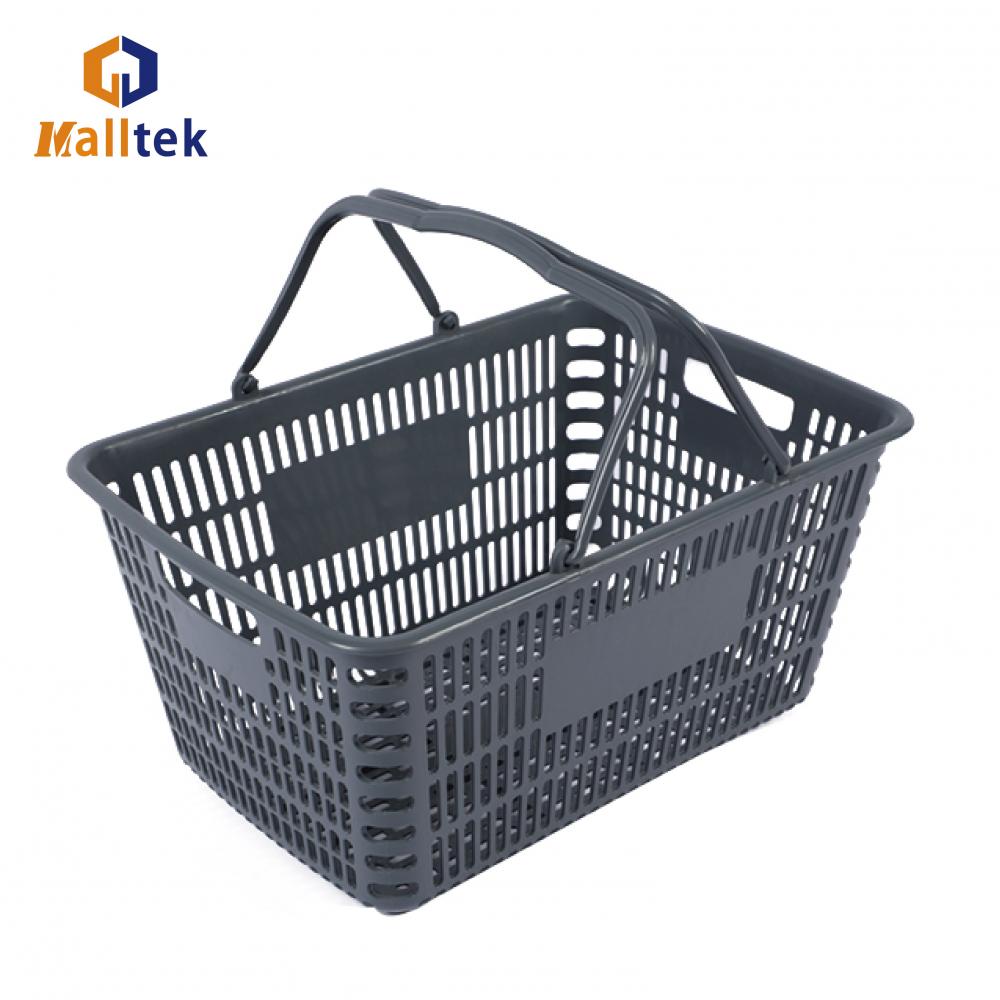Nice Selling Durable Handle Plastic Supermarket Hand Shopping  Basket