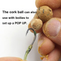 15PCS Carp Fishing Boilies Bait Cork Ball Lure Pop Up Boilies Corn for Ronnie Hair Rig Carp Feeder Tackle
