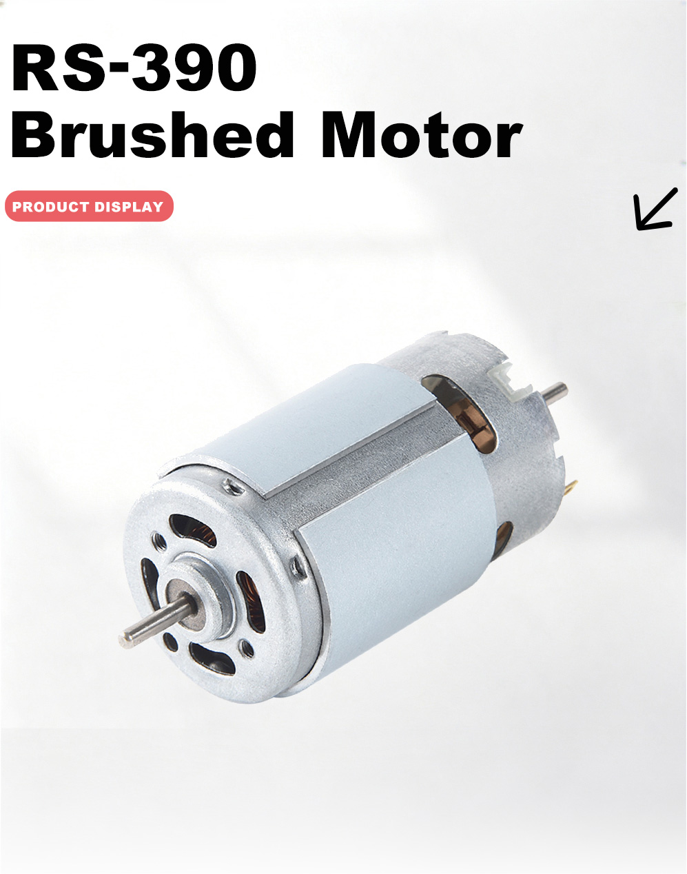 390 Brushed DC Motor-2x