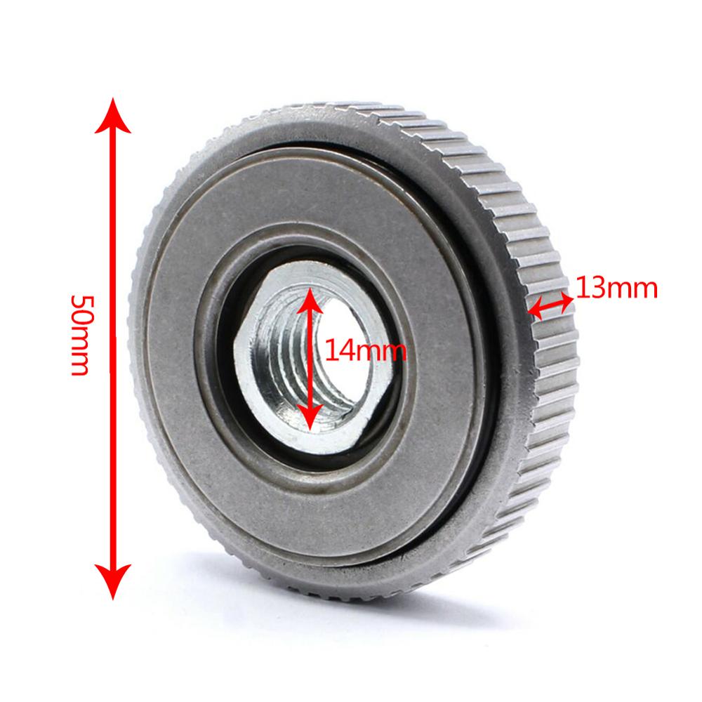 M14 Thread 115mm/125mm Angle Grinder Inner Outer Flange Nut Set Tools Power Replacement For Bosch Metabo Makita