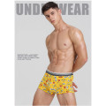 5pcs/lot Men Underwear Ice Silk Underpants Boxer Man Smooth Boys Mens Boxers Superman Young Teen Cartoon Boy Shorts Panties