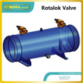 Rotalock valves provide a convenient removable access and isolation point for service in refrigeration and heat pump equipments