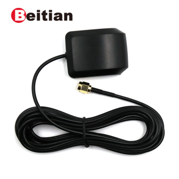 BEITIAN,external GPS GLONASS High-precision active patch ceramic antenna,GNSS antenna,SMA Straight connector,BN-142AJ