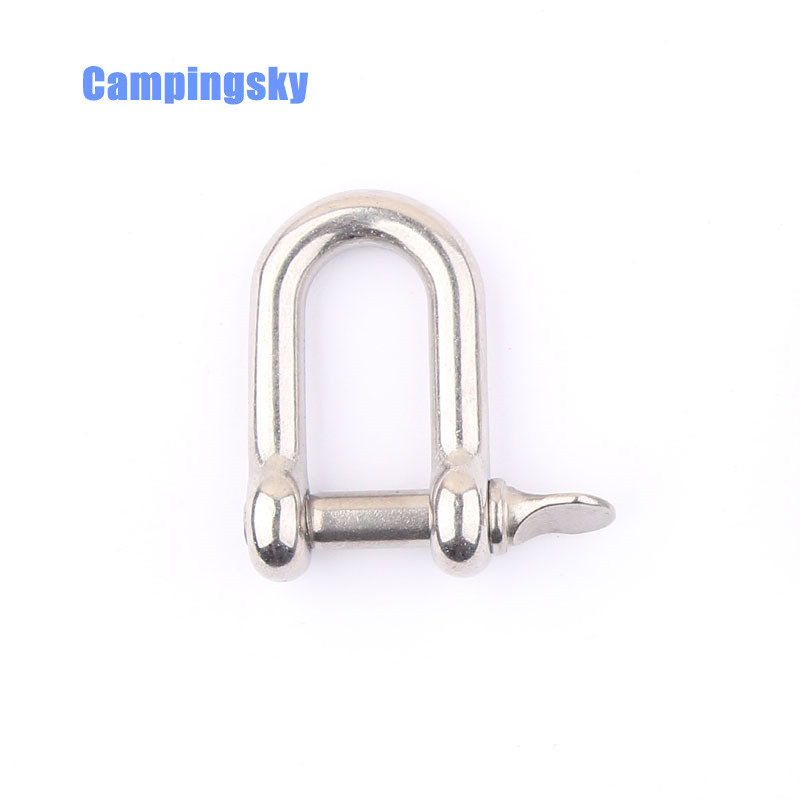 CAMPINGSKY Paracord Stainless Steel shackle Steel Buckle For Paracord Bracelet Steel Buckle