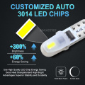 10Pcs T5 Led Bulb W3W W1.2W Led Canbus Car Interior Lights Dashboard warming indicator Wedge Auto Instrument Lamp 12V