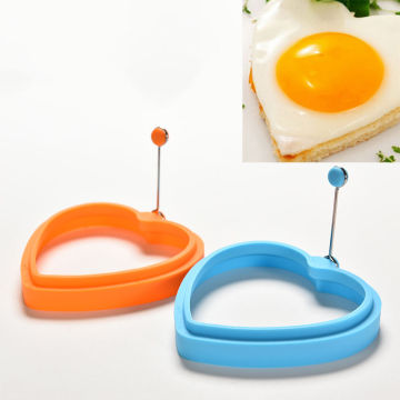 Silicone Molds For Eggs Heart Shape Mold Fry Fried Egg Ring Pancakes Form For Eggs Cooking Tool
