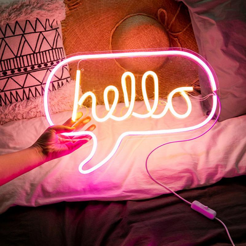 Store Window Displaying Ultra Bright Hanging Chain Restaurant Door Bar Visual Sign Lamp Artwork Decorative Neon Light Led Open