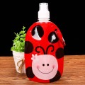 10pcs Eco-Friendly 350ML Girls Packaging Reusable Squeeze Pouch Plastic Smoothie Squeeze Bags Refillable Bag For Kids