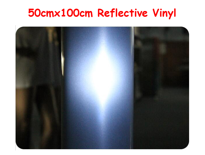 High Quality 50cmx100cm Reflective Light Heat Transfer Vinyl by Heat Press Cutting Plotter T-shirt Print