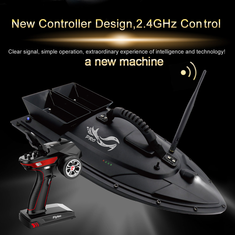 Flytec V500/2011-5 Fishing Bait RC Boat Fish Finder 5.4km/H Maximum Speed Double Motor Design Waterproof Boats RC Toys Gifts