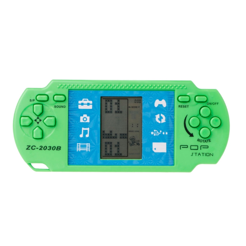 Brand High Quality Classic Electronic LCD Tetris Game Vintage Brick Handheld Arcade Puzzle Toys Kids Child Handheld Game Players