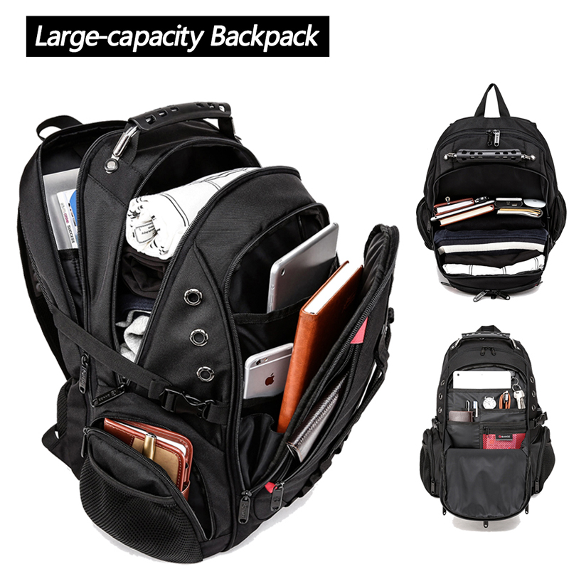 Male 45L Travel Backpack 15.6" Laptop Backpack Men USB Anti Theft Backpack for Teens Schoolbag Sports Women Outdoor Luggage Bags