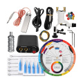 Starter Complete Tattoo Kit Motor Machine Power Cord Color Guide Grommets