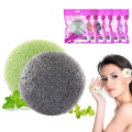 1Pcs 6 Colors Hemisphere Natural Konjac Sponge Cosmetic Puff Face Cleaning Sponge Face Washing Flutter Makeup Tools