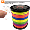 GHOTDA Fishing Line Braided X12 X9 X8 PE Multifilament Wire Carp Sea Fishing 12 strands 9 strands 8 strands 1000/500/300/100M