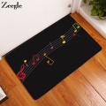 Zeegle Floor Mat Welcome Doormat Musical Note Printed Kids Bedroom Outdoor Mats Bathroom Carpets Kitchen Mats Bedside Area Rugs