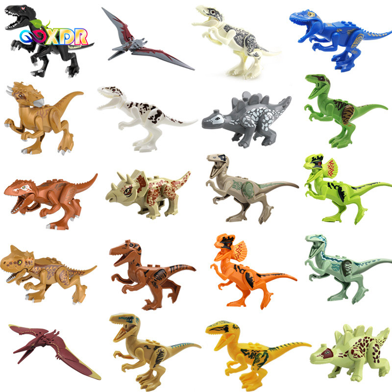 20 Dinosaur Small Particles Assembled Building Blocks Childrens Educational Early Childhood Toys Jurassic Century Dinosaurs