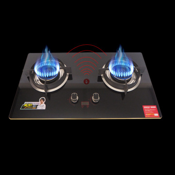 4500w 2 Pots Intelligent Gas Stove Timing Large Firepower Energy Saving Embedded/table Dual-use Gas Cooktop Catering Equipment