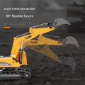 RC car 2.4Ghz 6 Channel 1:24 RC Excavator toy RC Engineering Car Alloy and plastic Excavator RTR For kids Christmas gift box