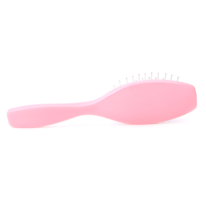 Anti Static Steel Tooth Comb Brush Hairdressing Salon Tools For Wig Hair Extensions Training Head Plastic Handle New